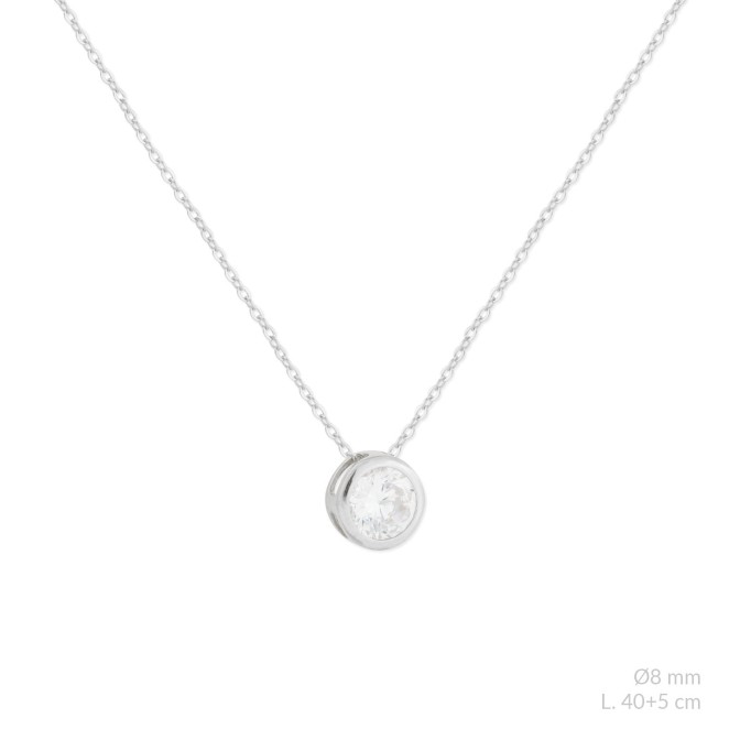 Gargantilla de Plata de Ley | Ø8 mm