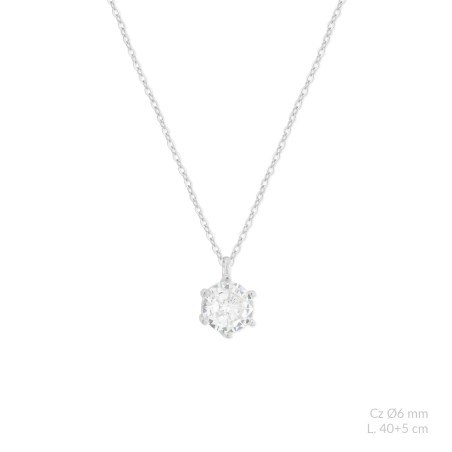 Gargantilla de Plata de Ley | Ø6 mm