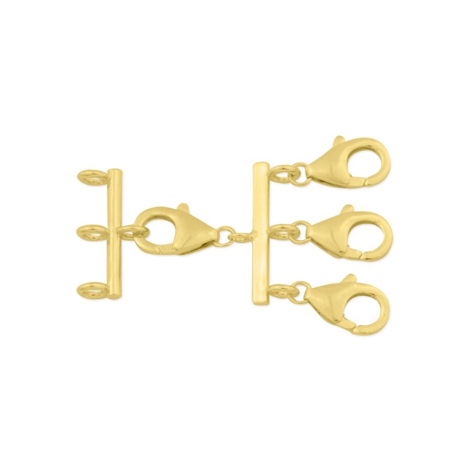 Cierre de Plata de Ley para tres gargantillas