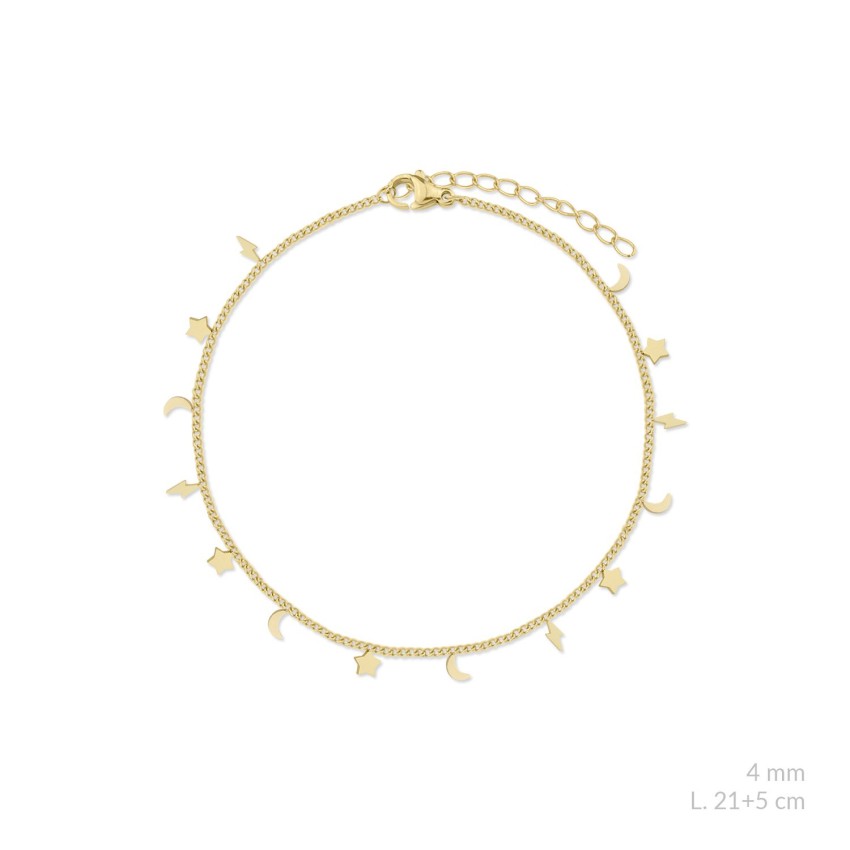 Tobillera de Acero inoxidable