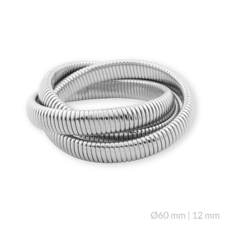 Pulsera triple de Acero inoxidable | 12 mm