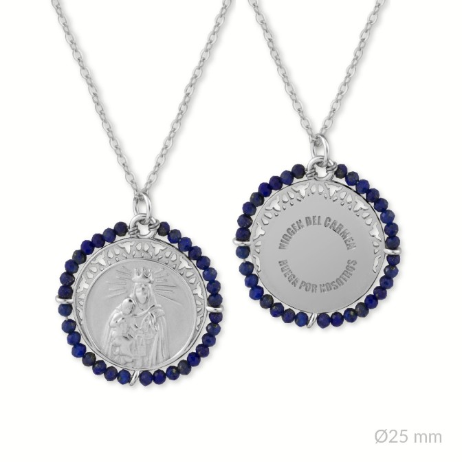 Gargantilla de Plata de Ley | Virgen del Carmen