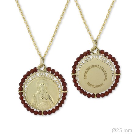 Gargantilla de Plata de Ley | Corazón de Jesús