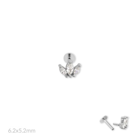 Piercing de Plata de Ley