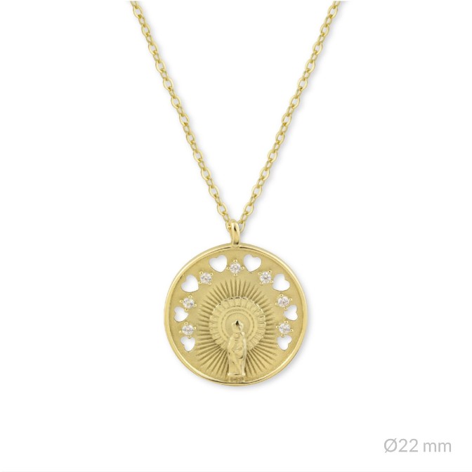 Gargantilla de Plata de Ley | Virgen del Pilar