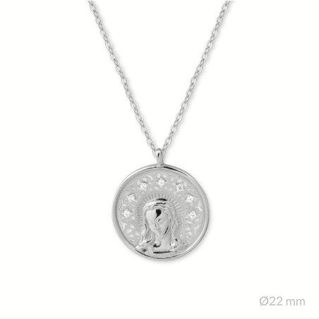 Gargantilla de Plata de Ley | Virgen María