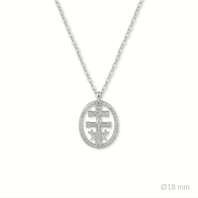 Gargantilla de Plata de Ley | Cruz de Caravaca