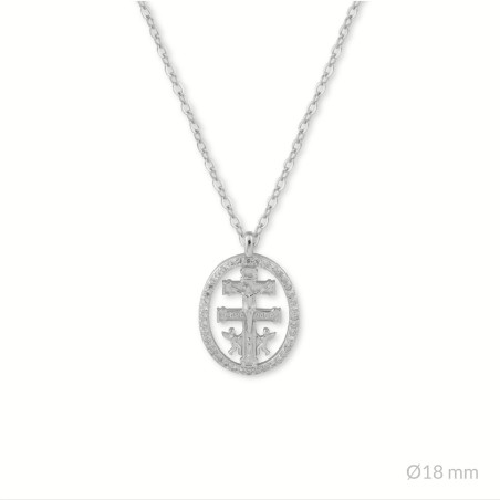 Gargantilla de Plata de Ley | Cruz de Caravaca