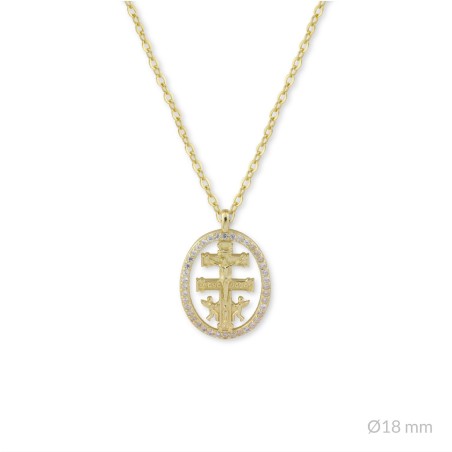 Gargantilla de Plata de Ley | Cruz de Caravaca