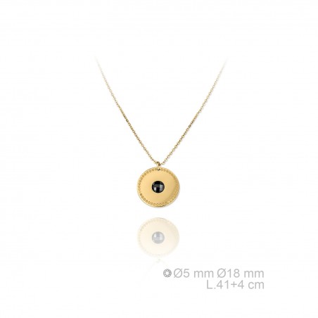 Gargantilla de Plata de Ley y circonitas