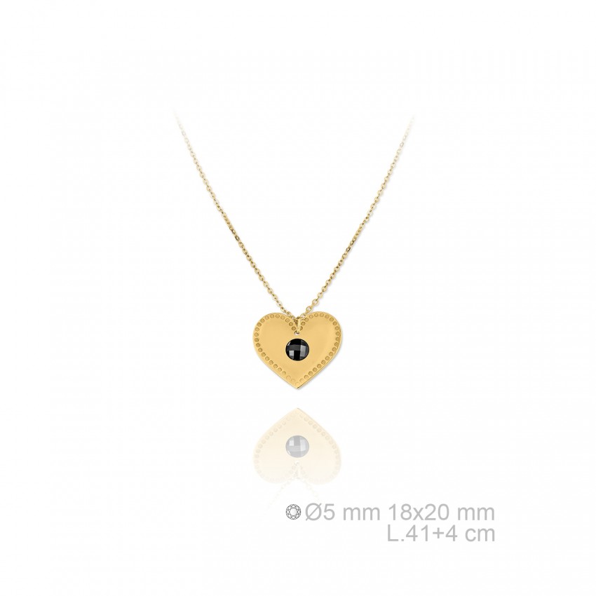 Gargantilla de Plata de Ley y circonitas