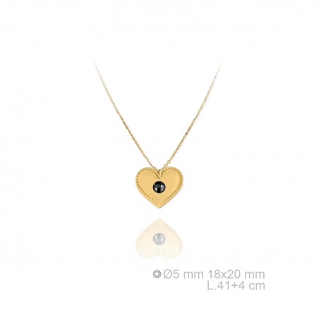 Gargantilla de Plata de Ley y circonitas