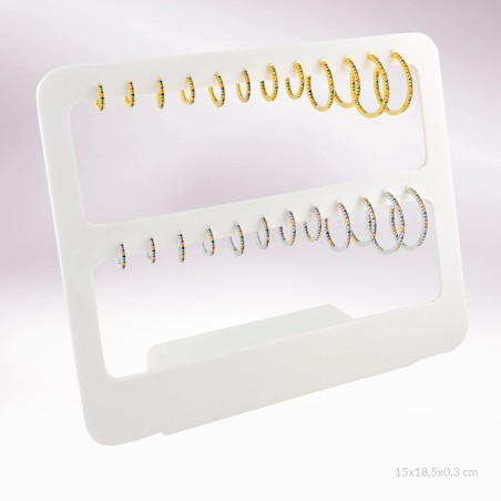 Expositor - 12 pares de pendientes