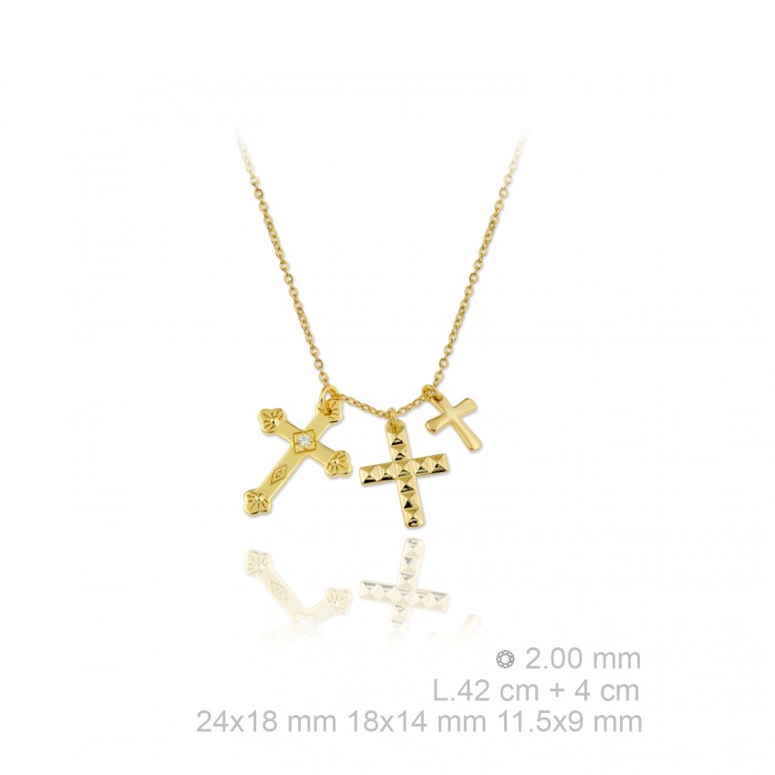 Gargantilla de Plata de Ley y circonitas