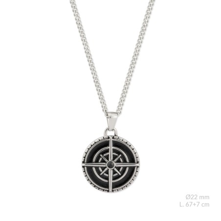 Gargantilla de acero inoxidable