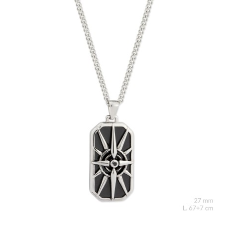 Gargantilla de acero inoxidable