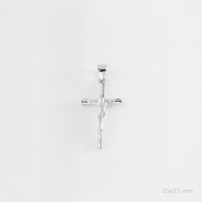 Colgante de Plata de Ley | Cruz con Cristo