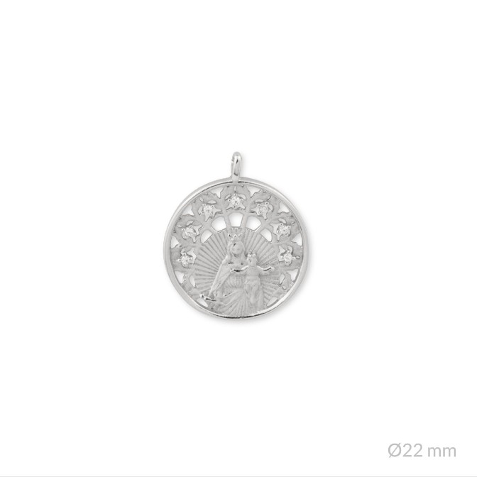 Colgante de Plata de Ley | Virgen del Carmen