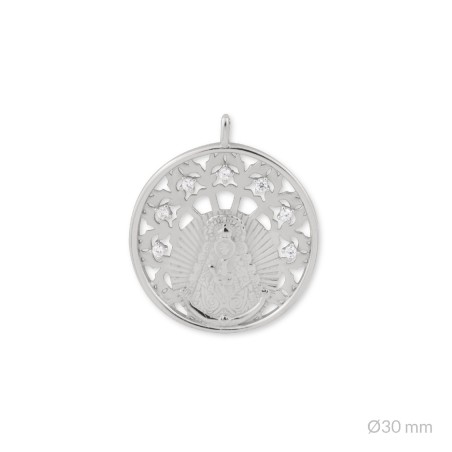 Colgante de Plata de Ley | Virgen del Rocío