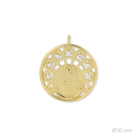 Colgante de Plata de Ley | Virgen del Rocío