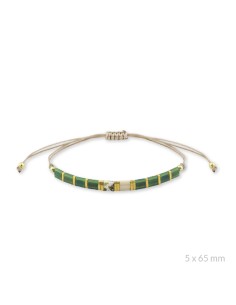 Pulsera de Plata de Ley y beads chapados