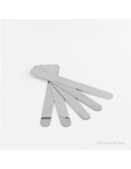 Pack de 5 pulseras de Acero Inoxidable | 16cm x 16 mm