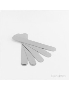 Pack de 5 pulseras de Acero Inoxidable | 16cm x 20 mm