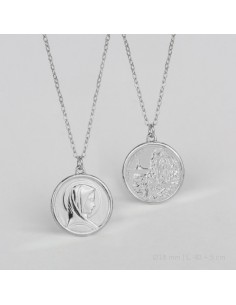 Gargantilla de Plata de Ley | Virgen de Lourdes