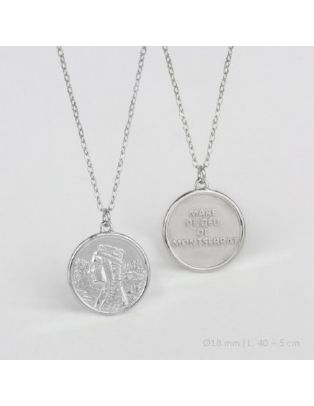 Gargantilla de Plata de Ley | Virgen de Montserrat