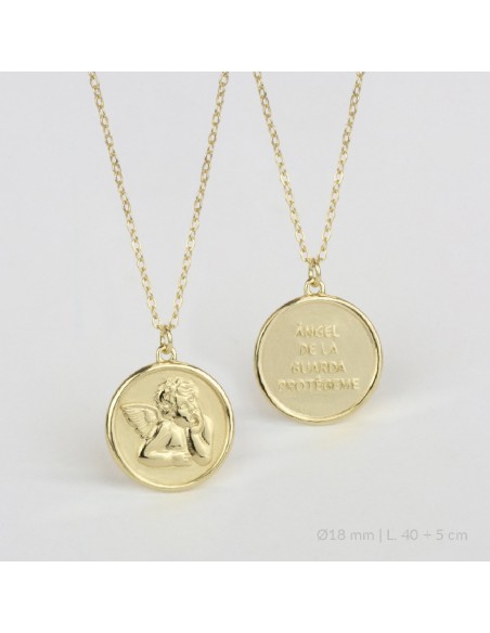 Gargantilla de Plata de Ley | Ángel de la Guarda