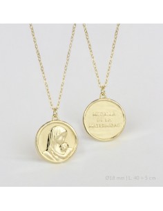 Gargantilla de Plata de Ley | Medalla de la Maternidad