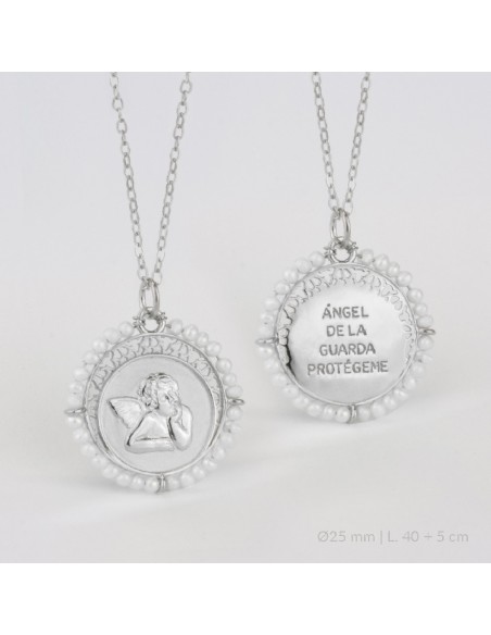 Gargantilla de Plata de Ley | Ángel de la Guarda