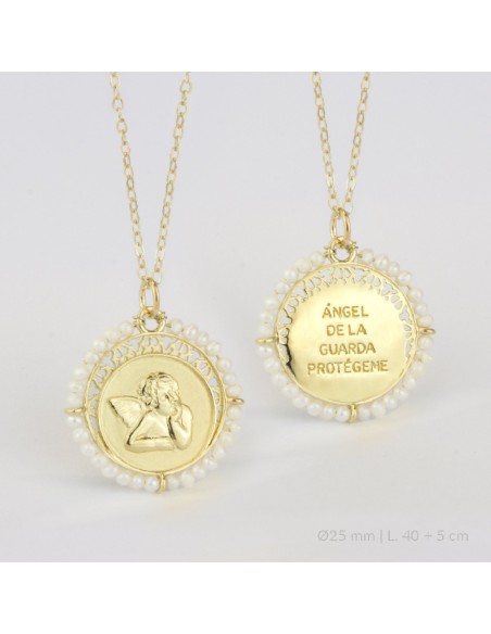 Gargantilla de Plata de Ley | Ángel de la Guarda