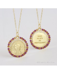 Gargantilla de Plata de Ley | Virgen de Montserrat