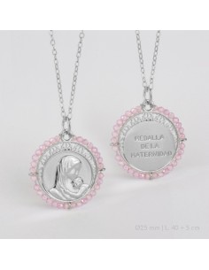 Gargantilla de Plata de Ley | Medalla de la Maternidad