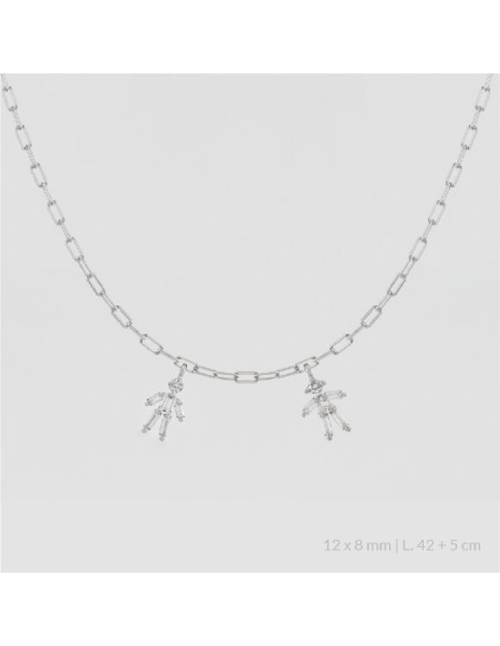 Gargantilla de Plata de Ley | Niño Niña