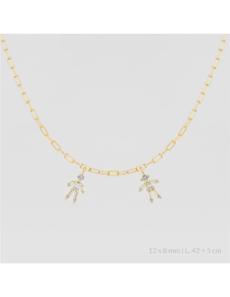 Gargantilla de Plata de Ley | Niño Niña