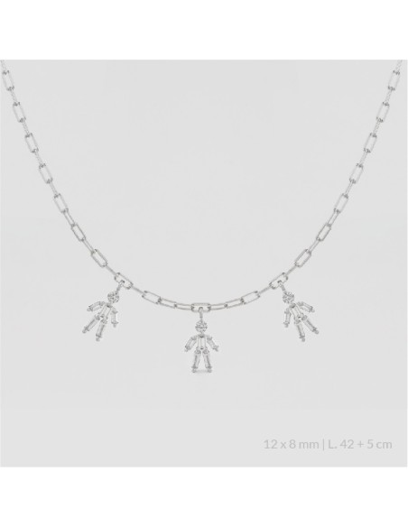 Gargantilla de Plata de Ley | Niño Niño Niño