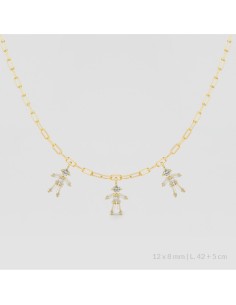 Gargantilla de Plata de Ley | Niña Niña Niña