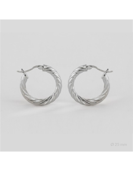 Aros de Plata de Ley | Ø25 mm