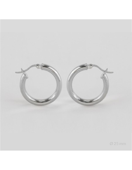 Aros de Plata de Ley | Ø25 mm