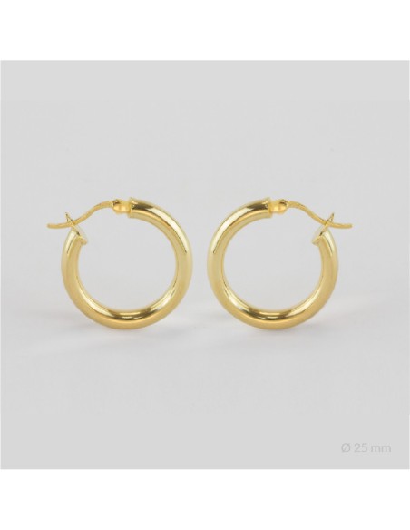 Aros de Plata de Ley | Ø25 mm