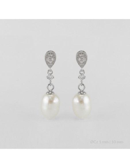 Pendientes de Plata de Ley