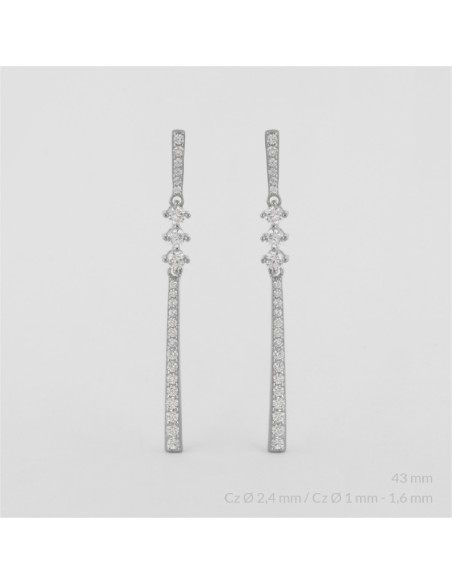 Pendientes de Plata de Ley