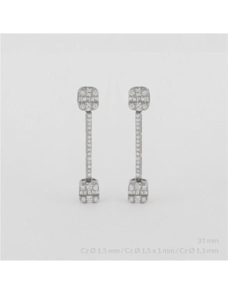 Pendientes de Plata de Ley