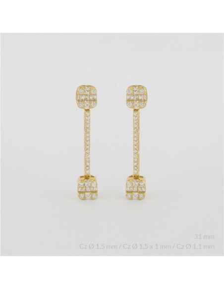 Pendientes de Plata de Ley