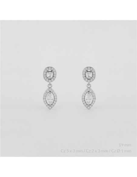 Pendientes de Plata de Ley