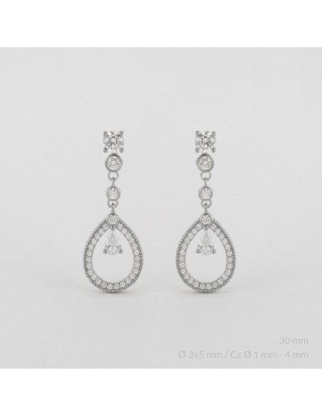 Pendientes de Plata de Ley