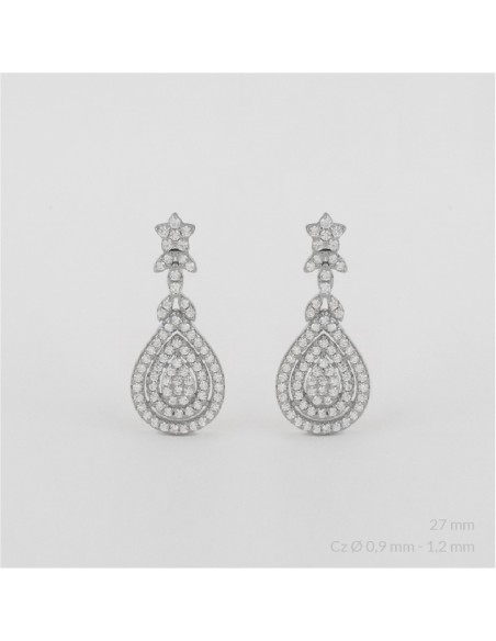 Pendientes de Plata de Ley