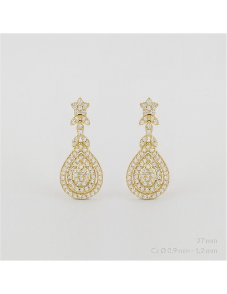 Pendientes de Plata de Ley